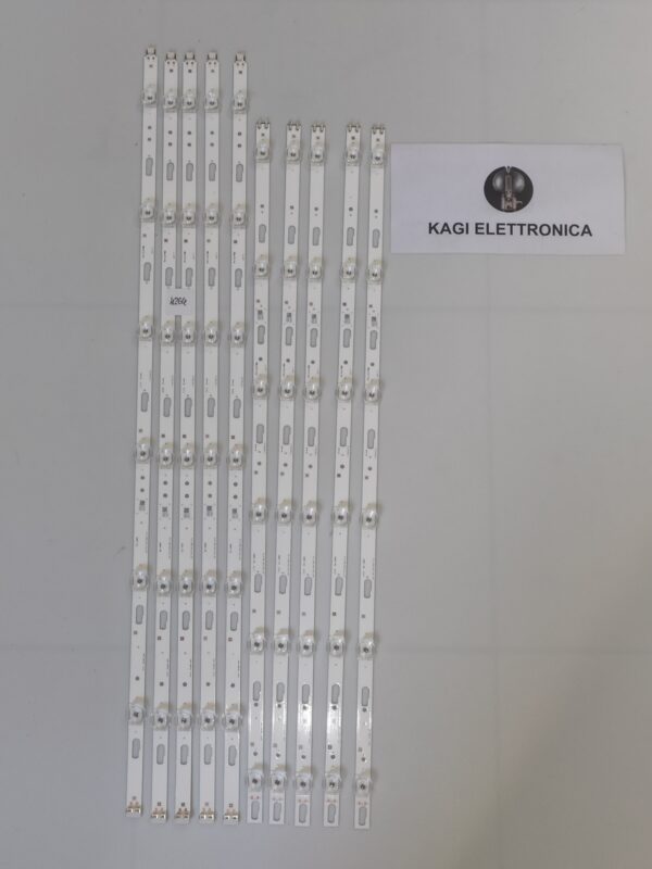 KIT 10 BARRE LED R1.0_TB6_100_6.5PI LM41-00875A/911A TV SAMSUNG NUOVI ORIGINALI