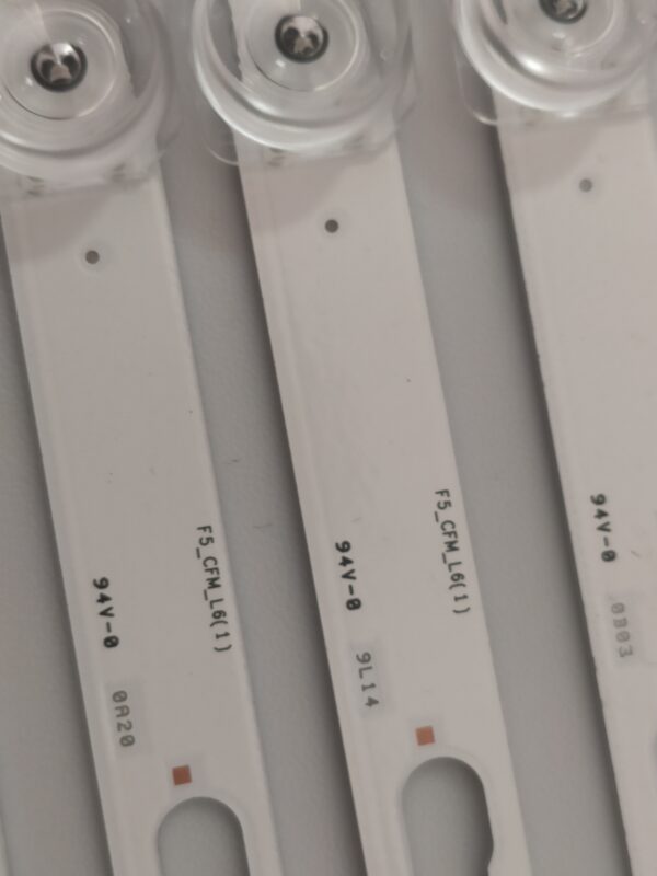 KIT 10 BARRE LED R1.0_TB6_100_6.5PI LM41-00875A/911A TV SAMSUNG NUOVI ORIGINALI - immagine 3