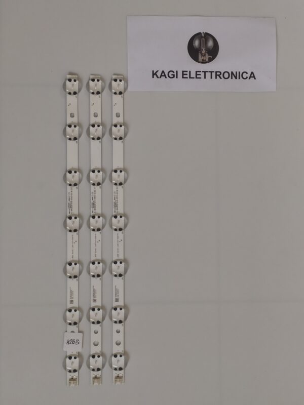 KIT 3 BARRE LG HL-99430CSP1616-0701S-03 B0 3X7 LED-Y21-43UP75 NUOVI ORIGINALI