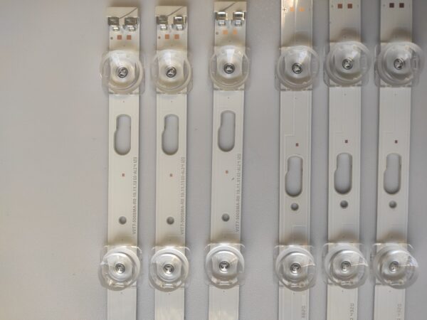 KIT 6 BARRE LED TV SAMSUNG V0T7-500SMA-R0   GS-AL2 4320 NUOVI ORIGINALI - immagine 2