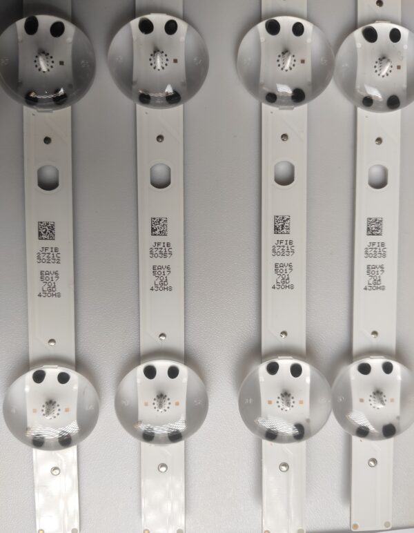 4 KIT BARRE SSC_21 SLIM TRIDENT 43NANO75_S BC-H E469119 94V-0.2 NUOVI ORIGINALI - immagine 2