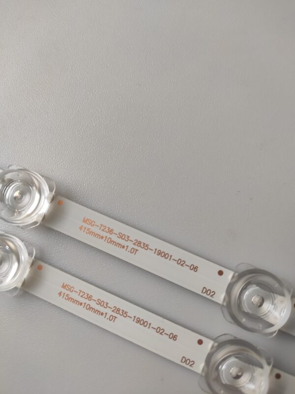 2 KIT BARRE MSG-T236-S03-2835-19001-02-06 415mm*10mm*1.0T NUOVA ORIGINALE - immagine 2
