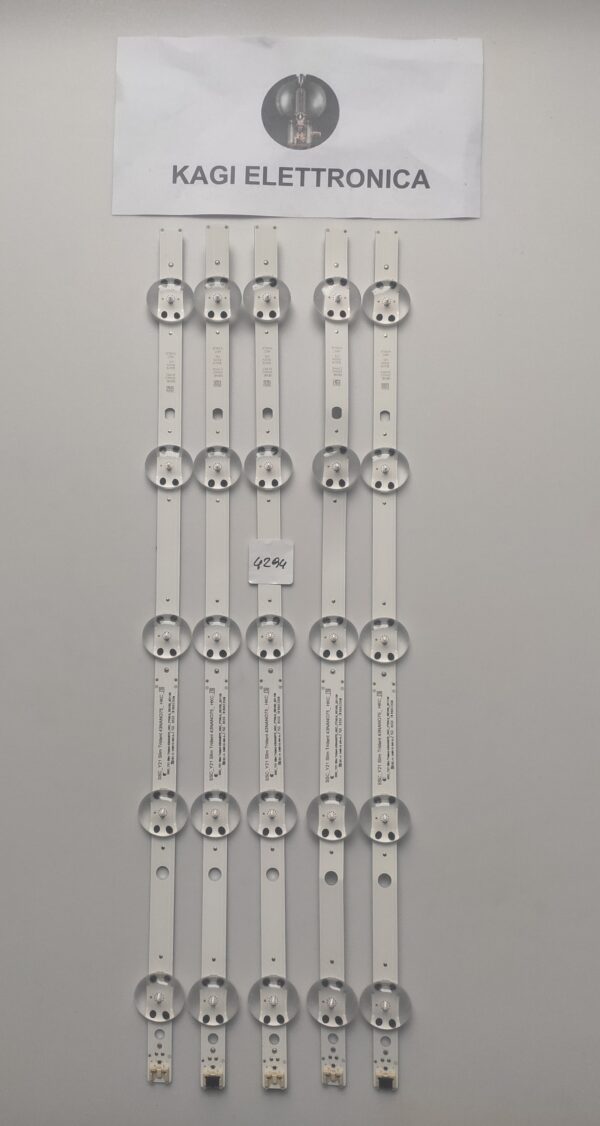 5 KIT BARRE SSC_Y21 TRIDENT 43NANO75_HKC E469119 94V-0.2 NUOVI ORIGINALI