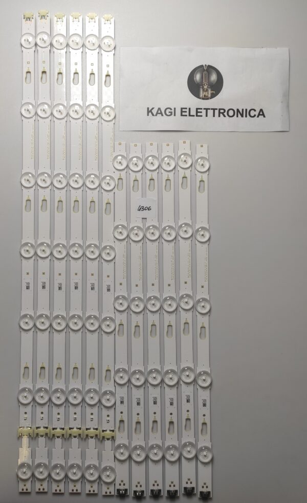 12 KIT BARRE LED S_KU6.3K_49_FL30_L7_REV1.0_REV1.0_160402_LM41-00334A NUOVI ORIGINALE