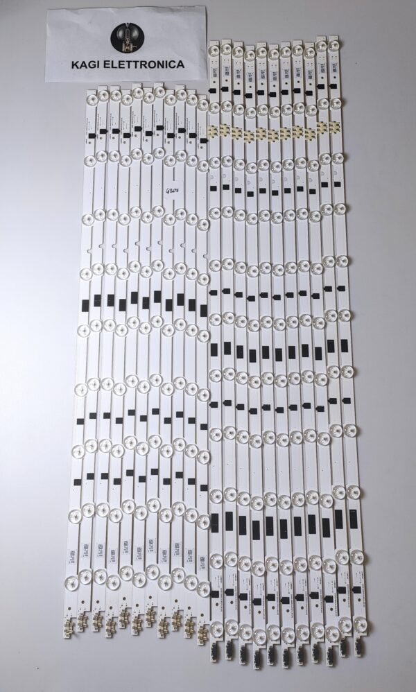 22 KIT BARRE LED SAMSUNG BN9502289B  D2GE-650SCA-R3 25316A L 530  MOD CH65DME NUOVI ORIGINALE