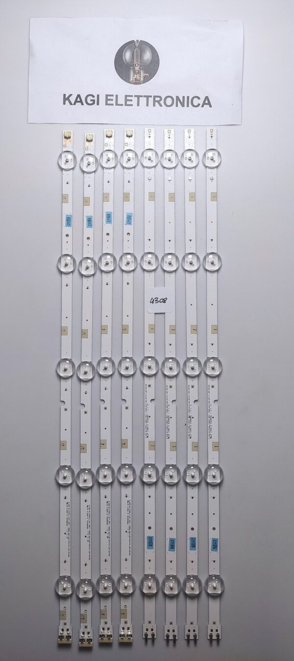 8 KIT BARRE LED LM41-0012V_LM41-00145A NUOVI ORIGINALI