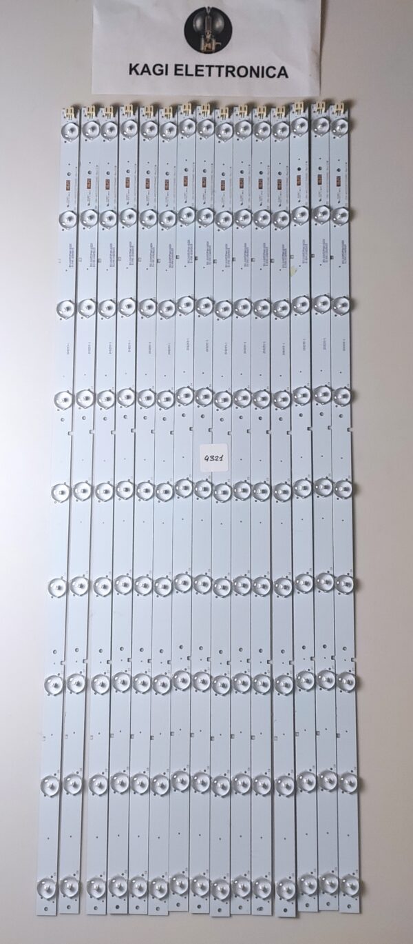 15 KIT BARRE LED PER HAIER CRH-K653535T15094BC-REV1.0    NUOVO ORIGINALI