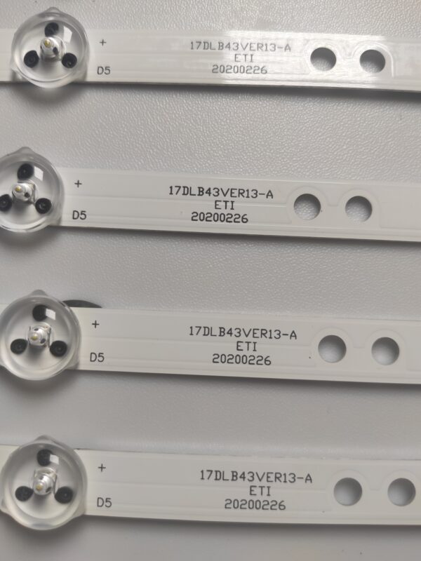6 KIT BARRE LED 17DLB43VER13-A E486558 NUOVI ORIGINALI - immagine 2