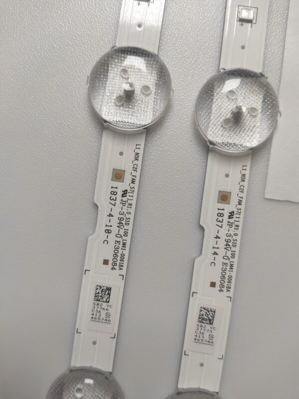 2 KIT BARRE LED L1_N5K_C2F_FAM_S7(1)_R1.0_S1D_100_LM41-00618A JP-3 94V-0 E306084 NUOVI ORIGINALI - immagine 2