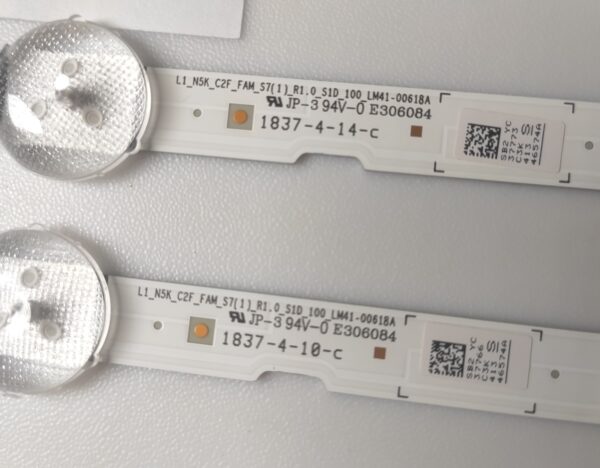 2 KIT BARRE LED L1_N5K_C2F_FAM_S7(1)_R1.0_S1D_100_LM41-00618A JP-3 94V-0 E306084 NUOVI ORIGINALI - immagine 3