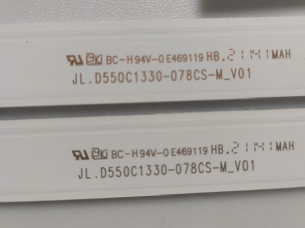 2 KIT BARRE LED BC-H94V-0 E469119 HB.2 JL.D550C1330-078CS-M_V01 NUOVI ORIGINALI - immagine 2