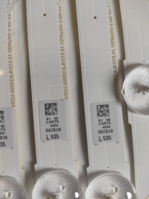 10 BARRE LED V5DU-400DCA-R1 34791A NUOVE ORIGINALE - immagine 2