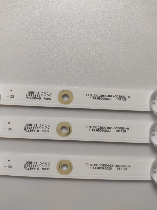 3 BARRE LED SJ.CX.D3900402-3030DS-M 1.14.MD390020 181128 NUOVE ORIGINALE - immagine 3