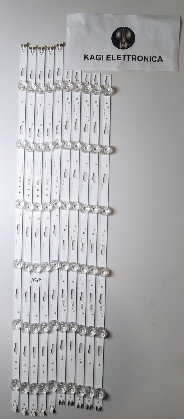 10 KIT BARRE LED LM41-00875A/911A E466169 XY-MH 94V-0 NUOVE ORIGINALE