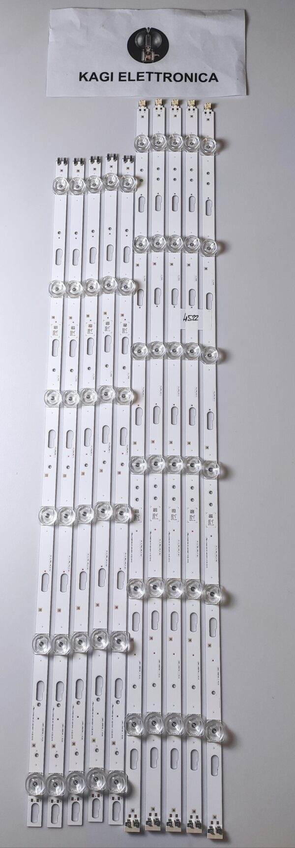 10 KIT BARRE LED LM41-00875A/911A E466169 XY-MH 94V-0 NUOVE ORIGINALE