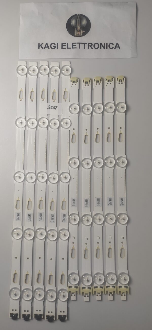 10 KIT BARRE LED V5DU-400DCA-R1 34791A NUOVE ORIGINALE