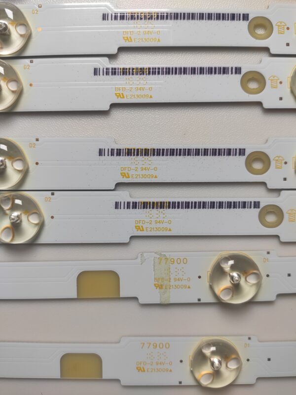 14  KIT BARRE LED DFD-2 94V-0 E213009 LB5502 V0_00 NUOVE ORIGINALE - immagine 2