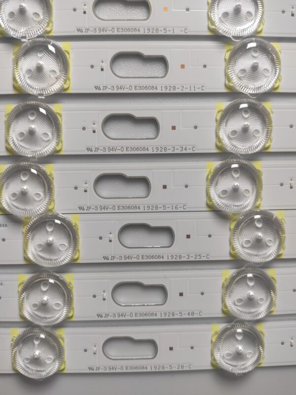 28 KIT BARRE LED 48092A L1_Q70_G5_FAM_M6(1)_R1.2_T58_100_LM41-00766A NUOVE ORIGINALE - immagine 2