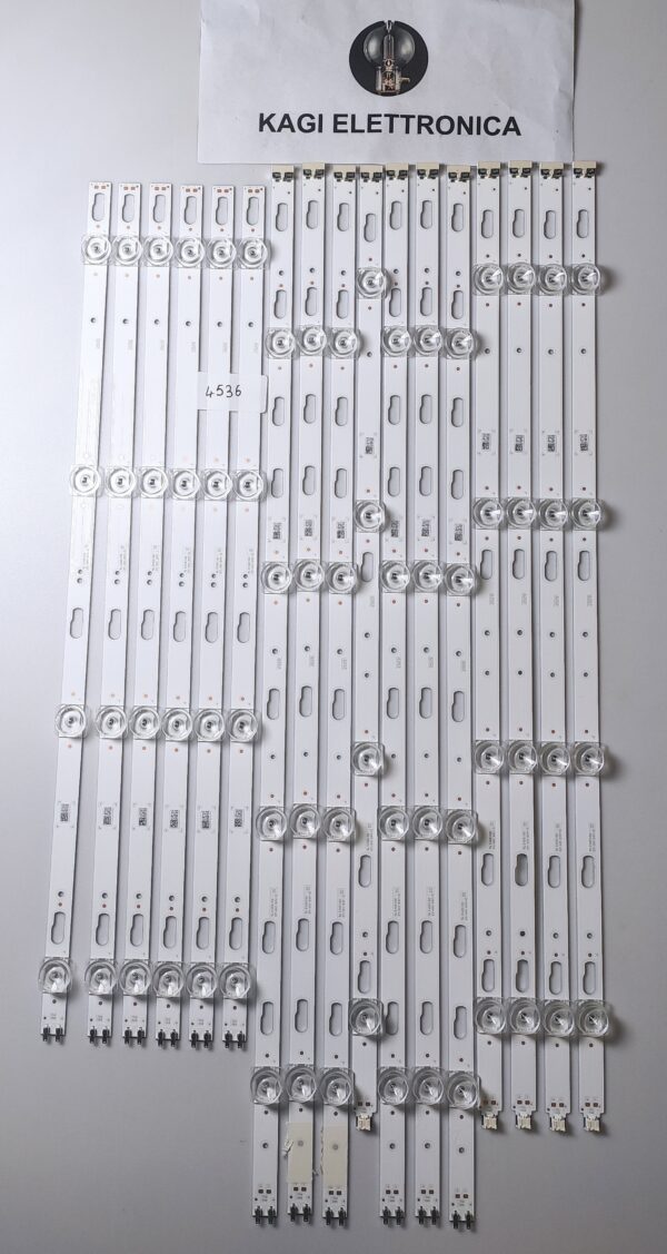 17 KIT BARRE LED 50312A E466169 XY-MH 94V-0 NUOVE ORIGINALE