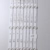 8 KIT BARRE LED  HC490DGG-SLTB-719X LC49490134B  LC49490135B NUOVE ORIGINALE