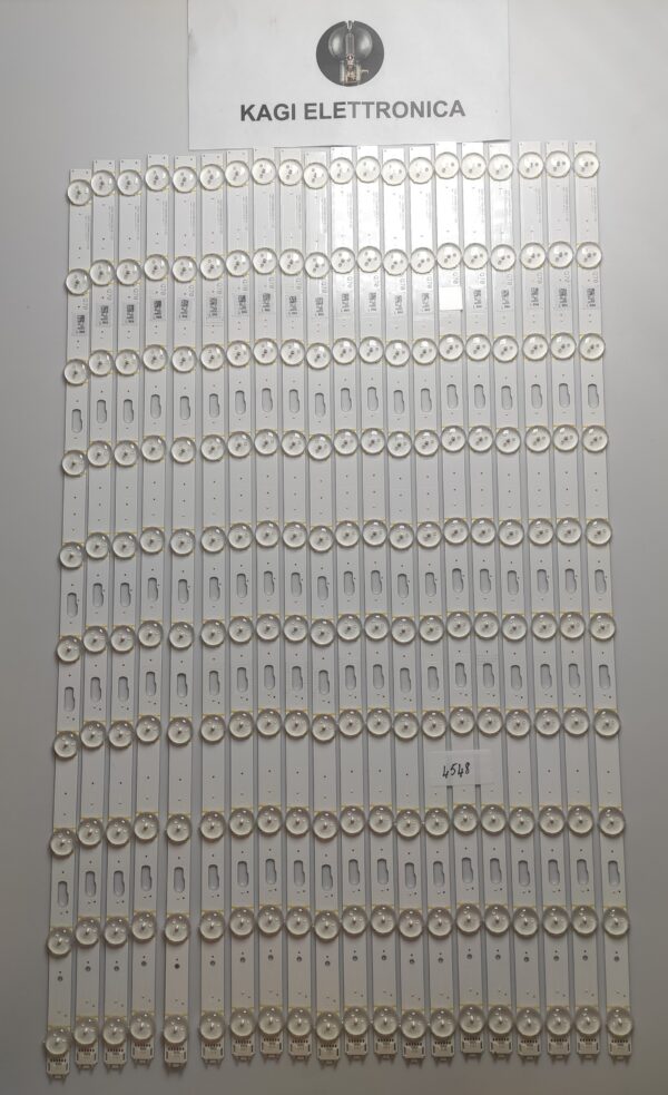 20 KIT BARRE LED PER SAMSUNG  48093A V9Q7-550SM0-R0 MOD BN95-05635A  NUOVE ORIGINALE