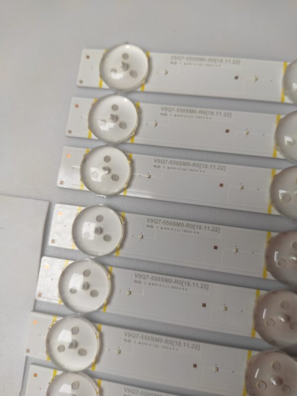 20 KIT BARRE LED PER SAMSUNG  48093A V9Q7-550SM0-R0 MOD BN95-05635A  NUOVE ORIGINALE - immagine 3