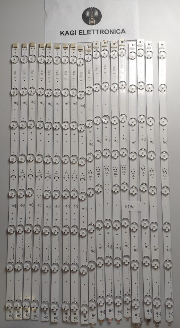 18 KIT BARRE LED 94V-0 E18280 NUOVA ORIGINALE