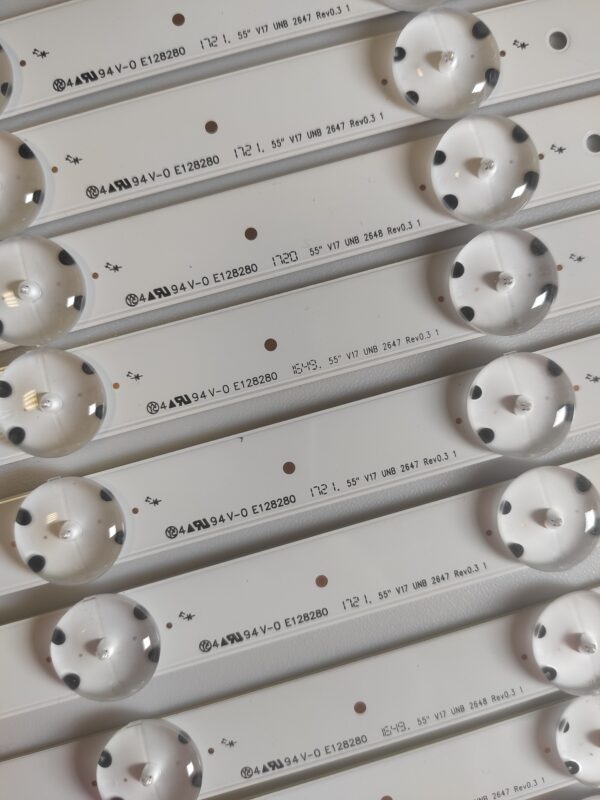 18 KIT BARRE LED 94V-0 E18280 NUOVA ORIGINALE - immagine 2
