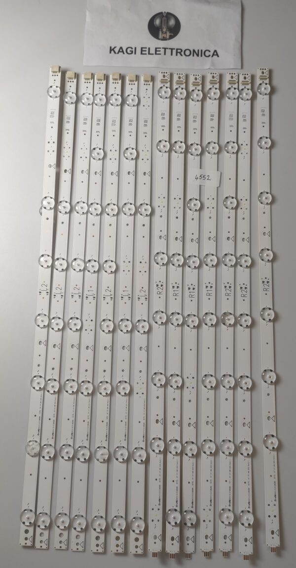 14 KIT BARRE LED 94V-0 E128280 NUOVE ORIGINALE
