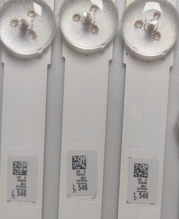6 KIT BARRE LED 34794A  V5DU-480DCB-R1 NUOVE ORIGINALE - immagine 4