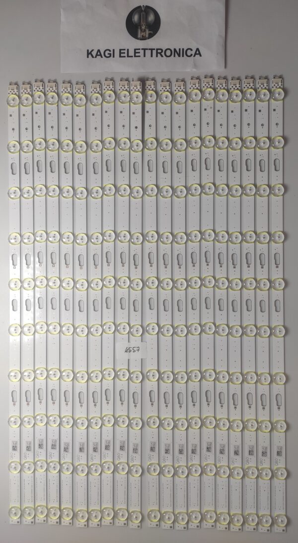 20 KIT BARRE LED 48131A L1_Q80_E5_FAM_S2(5)_R1.1_T58_100_LM41-00758A NUOVA ORIGINALE