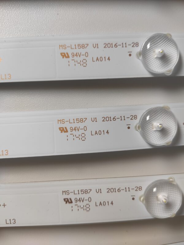 6 KIT BARRE LED MS-L1587 V1 94V-0 NUOVE ORIGINALE - immagine 3