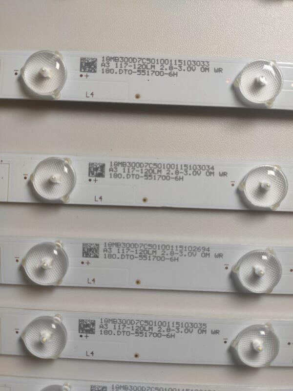 6 KIT BARRE LED MS-L1587 V1 94V-0 NUOVE ORIGINALE - immagine 4