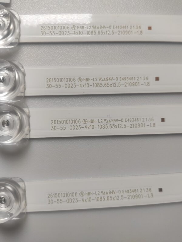 4 KIT BARRE LED  30-55-0D23-4X10-1085.65X12.5-210901-1.8 NUOVE ORIGINALE - immagine 4