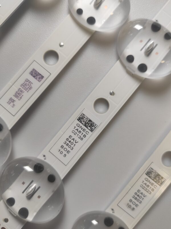 4 KIT BARRE LED LGIT.TRIDENT.65UK65_L LGIT.65UK63.REV00.170616 NUOVE ORIGINALE - immagine 3