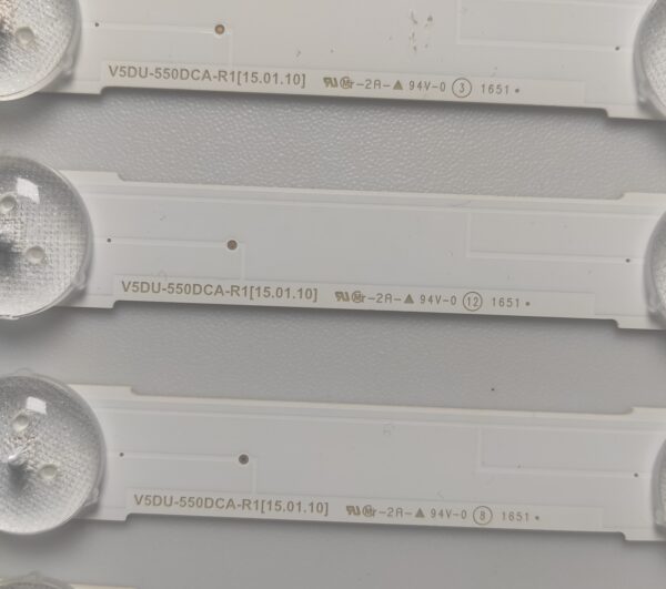 9 KIT BARRE LED 40099A V5DU-550DCA-R1 NUOVE ORIGINALE - immagine 4