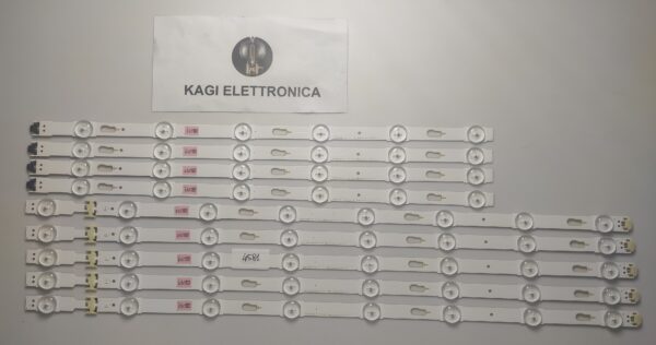 9 KIT BARRE LED 40099A V5DU-550DCA-R1 NUOVE ORIGINALE