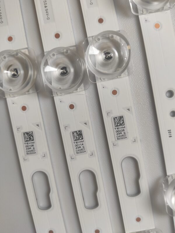 6 KIT BARRE LED SAMSUNG 50320A MOD  CY-GT043HGAY1V NUOVE ORIGINALE - immagine 2