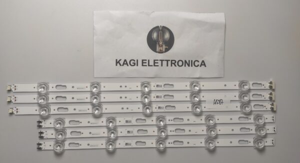 6 KIT BARRE LED SAMSUNG 50320A MOD  CY-GT043HGAY1V NUOVE ORIGINALE