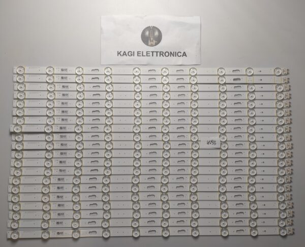 20 KIT BARRE LED SAMSUNG BN95-05635A  V9Q7-550SM0-R0 48093A NUOVE ORIGINALE