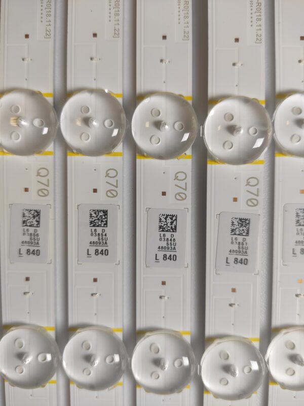 20 KIT BARRE LED SAMSUNG BN95-05635A  V9Q7-550SM0-R0 48093A NUOVE ORIGINALE - immagine 2