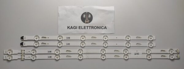 4 KIT BARRE LED  V5DU-550DCB-R1 39659A NUOVE ORIGINALE