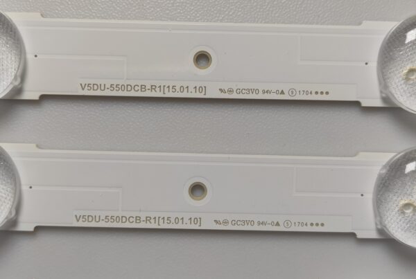 4 KIT BARRE LED  V5DU-550DCB-R1 39659A NUOVE ORIGINALE - immagine 4