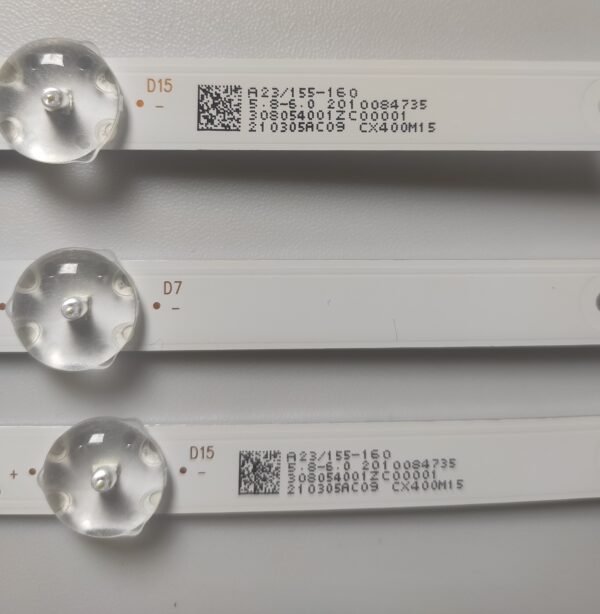 3 KIT BARRE LED CX39D08-ZC62AG-02  33CX390042 BC-H E469119 94V-0 NUOVE ORIGINALE - immagine 2