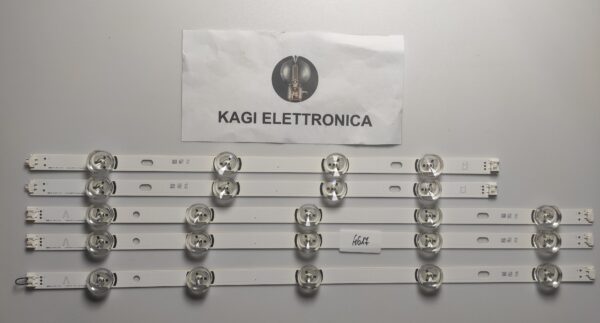 5 KIT BARRE LED 1715A 1716A AG-D1 94V-0 NUOVA ORIGINALE