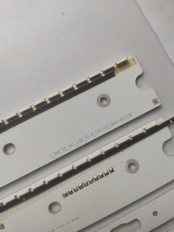 5 KIT BARRE LED PER SAMSUNG S_5N9_55_SFL_R88_V1.0_141113_LM41-00120F  CRH-P43S63030031002C-REV1.3 1645A NUOVE ORIGINALE - immagine 4