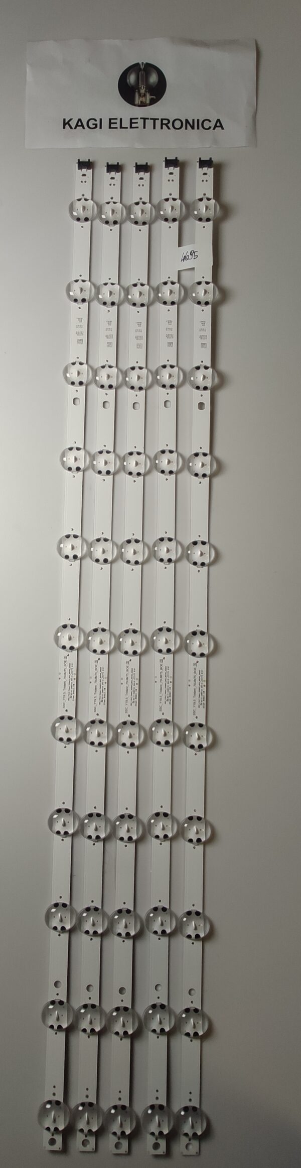 5 KIT BARRE LED SSC_Y19.5_TRIDENT_75UN75_BOE_S NUOVE ORIGINALE