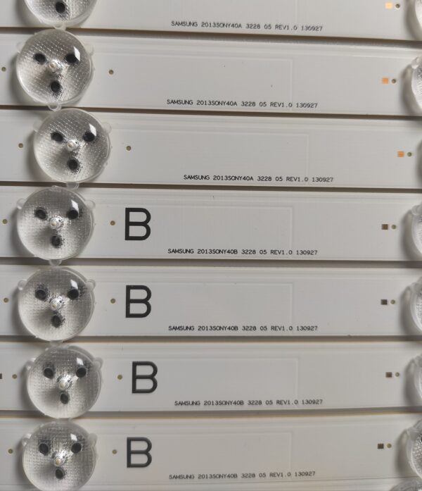 19 KIT BARRE LED PER SAMSUNG 038201 A4F / 046324 A4R / 30440A /50318A NUOVE ORIGINALE - immagine 6