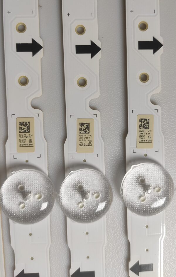 19 KIT BARRE LED PER SAMSUNG 038201 A4F / 046324 A4R / 30440A /50318A NUOVE ORIGINALE - immagine 5