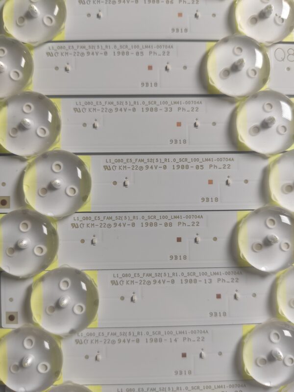 40 KIT BARRE LED 48131A  L1_Q80_E5_FAM_S2(5)_R1.0_SCR_100_LM41-00704A V9Q8-550SM0  NUOVA ORIGINALE - immagine 2